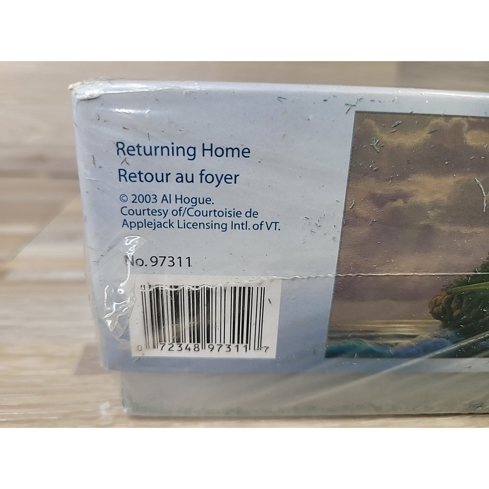 Al Hogue 97311 Retuning Home 1000 Piece Jigsaw Puzzle 2003 Lighthouse New Sealed - Picture 4 of 5